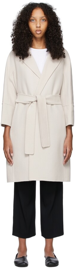 long white wool coat