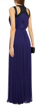 Thumbnail for your product : Amanda Wakeley Nakai Bead-embellished Pleated Silk-tulle Maxi Dress