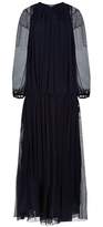 Thumbnail for your product : Chloé Plissé Silk Maxi Dress