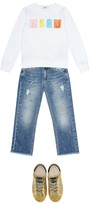 Thumbnail for your product : Msgm Kids Embellished cotton sweatshirt