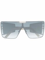 Thumbnail for your product : Balmain Eyewear Wonder Boy oversized-frame sunglasses