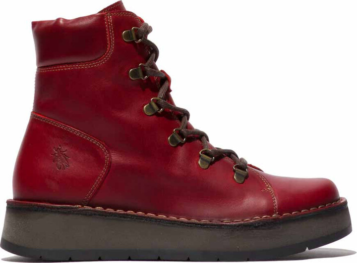 Fly London Roxy094 In Red - ShopStyle Ankle Boots