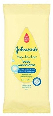 Johnson's Baby Wash Cloths Top To Toe 15 per pack by Johnson's Baby