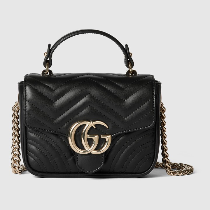 関税込 GUCCI SMALL DOUBLE G TOP HANDLE BAG GUCCI Small top handle bag with Double G | REVERSIBLE