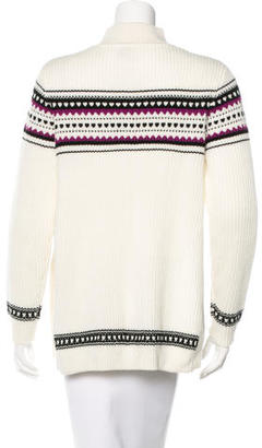 Torn By Ronny Kobo Patterned Turtleneck Sweater