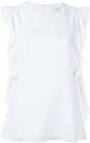 Thumbnail for your product : Carven Ruffle-Trim Sleeveless Blouse