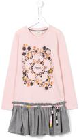Thumbnail for your product : Fendi Kids - flower print design dress - kids - Cotton/Viscose - 8 yrs