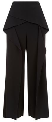 Roland Mouret Caldwell Overlay Wide-Leg Trousers