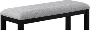 Dark Gray Covered Counter-height Dining Seat - Long-lasting & Stylish Transitional Style Chair In Fabric Comfortable Solid Build