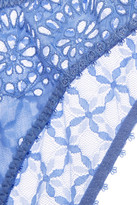 Thumbnail for your product : Stella McCartney Rachel Shopping low-rise broderie anglaise and stretch-lace briefs