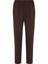 Thumbnail for your product : Fendi Pleated Tapered Trousers
