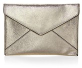 Thumbnail for your product : Rebecca Minkoff Leo Metallic Leather Envelope Clutch