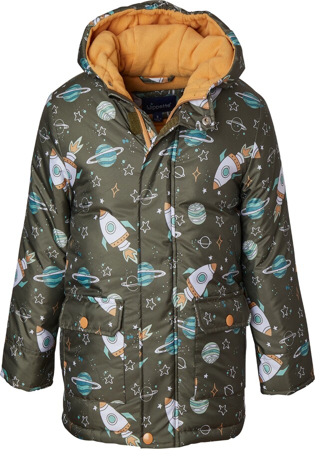 WIPPETTE Kids' Rocket Print Fleece Lined Puffer Jacket ShopStyle Boys