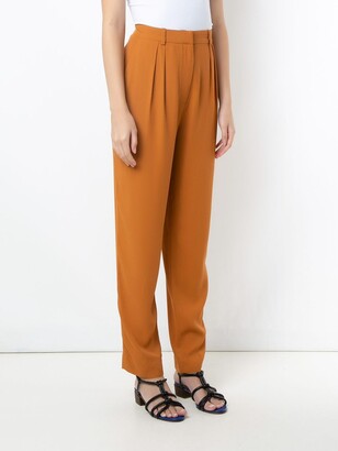 Andrea Marques Pleated Tapered Trousers
