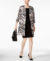 Thumbnail for your product : Kasper Abstract-Print Ottoman Jacket