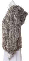 Thumbnail for your product : Yves Salomon Fur Hooded Sweater
