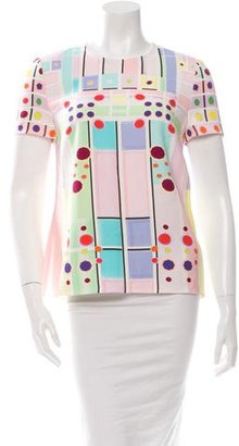 Peter Pilotto Printed Crew Neck Top w/ Tags
