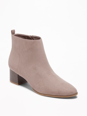 old navy suede ankle boots