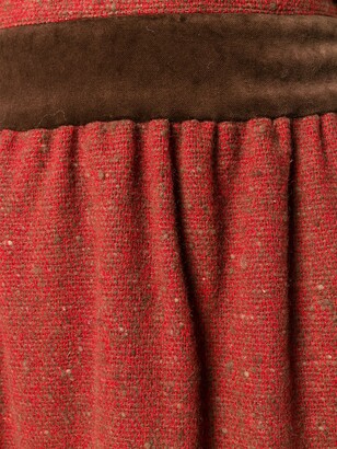 Valentino Pre-Owned 1980's Gathered Straight Skirt