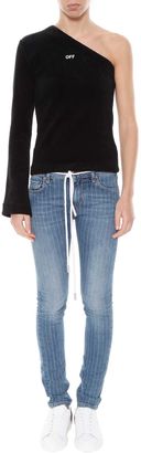 Off-White Diag Pinstripe Skinny Jeans
