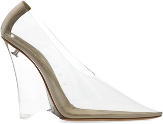 Yeezy Transparent Pointed Toe Pumps - ShopStyle