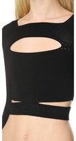 Thumbnail for your product : Cushnie Knit Cropped Top