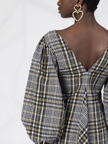 Thumbnail for your product : Ganni Check-Pattern Shift Dress
