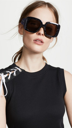 Balenciaga Blow Acetate Oversize Square Sunglasses