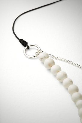Rag and Bone 3856 Beaded Howlite Long Necklace