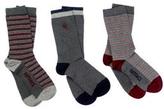 Thumbnail for your product : Fat Face Three Pack Malmo Striped Socks