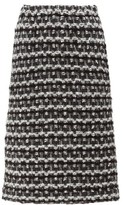 Thumbnail for your product : Comme des Garçons Comme des Garçons Tweed Pencil Skirt - Black White