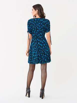 Diane von Furstenberg Carin Tissue Jersey Mini Dress
