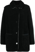 Thumbnail for your product : YMC Buttoned Shearling Coat