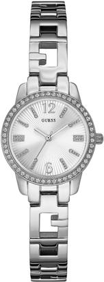GUESS Charming Crystal Silver Tone Ladies Watch