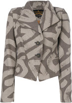 Vivienne Westwood Anglomania - fitted patterned jacket