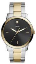Thumbnail for your product : Fossil The Minimalist Carbon Series Three-Hand Two-Tone Stainless-Steel Watch