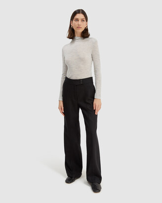 SABA Women's Black Pants - Prudence Wide Leg Pants - Size One Size, 16 at The Iconic