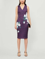 Thumbnail for your product : Ted Baker Toriiy Wilderness-print woven midi dress
