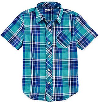 Arizona Short-Sleeve Plaid Shirt - Boys 4-7
