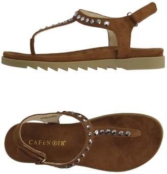 CAFe'NOIR Toe strap sandals - Item 11009565