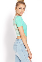 Thumbnail for your product : Forever 21 Trace of Lace Crop Top