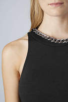 Thumbnail for your product : Topshop Chain micro mini bodycon dress