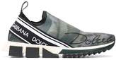 Thumbnail for your product : Dolce & Gabbana printed low top logo trainers