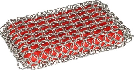 Lodge Chainmail Scrubber Red : Target