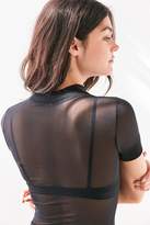 Thumbnail for your product : Out From Under Rayanne Mesh Mock Neck Tee