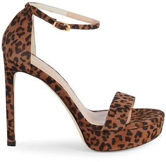 stuart weitzman leopard print shoes