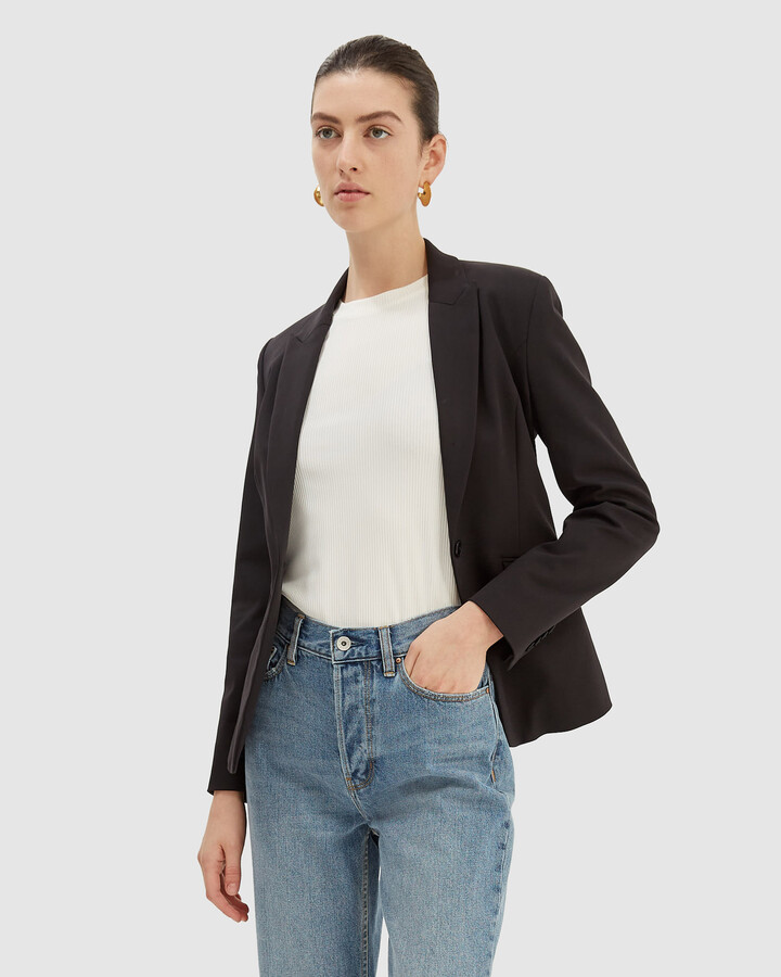 SABA Women's Black Blazers Tia Suit Jacket ShopStyle