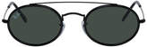 Thumbnail for your product : Ray-Ban Black Round Sunglasses
