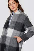 Thumbnail for your product : MANGO Textured Cocoon Coat Black