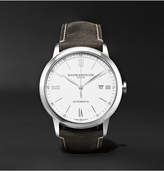 Thumbnail for your product : Baume & Mercier Classima Automatic 42mm Stainless Steel And Leather Watch